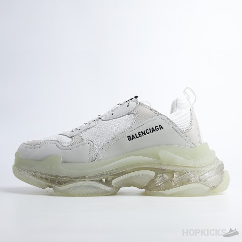 Balenciaga Triple S Clear Sole White